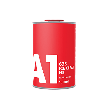 Лак А1 635 ICE CLEAR HS(1л-0,5л) в комплекте с отвердителем 